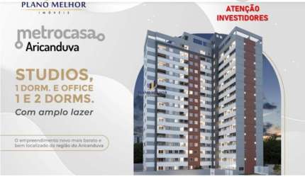 Apartamento à Venda Próximo ao Shopping Aricanduva com 1 e 2 Dormitórios, Sala 2 Ambientes com Sacada com 28,21M² à 36,31M² - Venha Escolher o Seu!  - AP1763