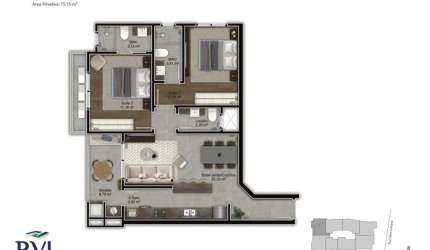 Trindade | Apartamento 2 suítes + 1 vg e hb