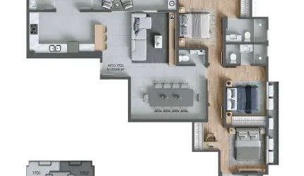 Venda | Apartamento 3 suítes + 3 vagas e hb