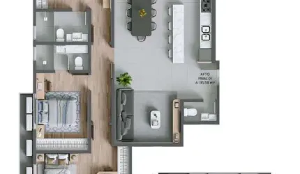 Venda | Apartamento 3 suítes + 2 vagas