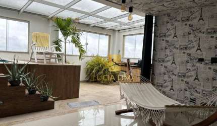Cobertura LUXUOSA com PISCINA no VILA EMA,  com 3 dormitórios à venda, 182 m² por R$ 1.700.000 - São José dos Campos/SP