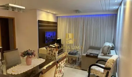 Apartamento LUXUOSO CONDOMÍNIO CLUBE, com 3 dormitórios à venda, 111 m² por R$ 1.189.000 - Jardim Aquarius - São José dos Campos/SP