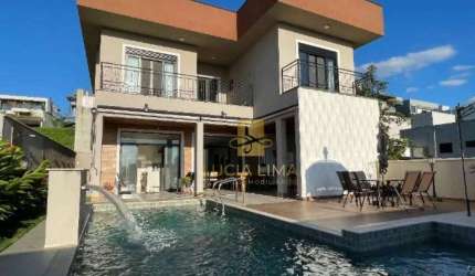 Sobrado VISTA INCRÍVEL para MONTANHAS,  SUÍTES à venda, 396 m² por R$ 3.500.000 - Residencial Jaguary - São José dos Campos/SP