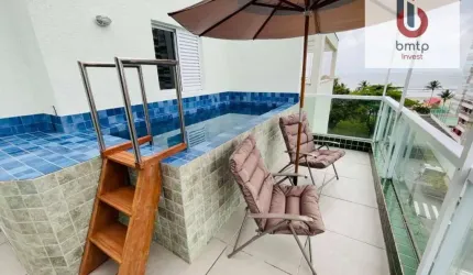 Cobertura com 3 dormitórios à venda, 98 m² por R$ 897.000,00 - Centro - Bertioga/SP