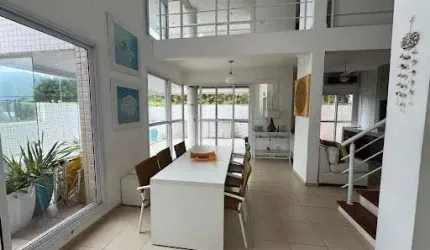 Apartamento com 3 dormitórios para alugar, 112 m² por R$ 7.000,00 - Centro - Bertioga/SP
