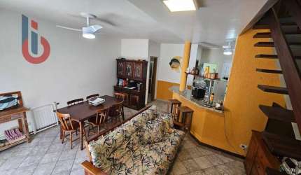 Village com 2 dorms 2 suítes a 250m da praia à venda por R$ 580.000 - Maitinga - Bertioga/SP