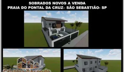 Casa com 3 quartos à venda no Pontal da Cruz, São Sebastião , 104 m2 por R$ 690.000