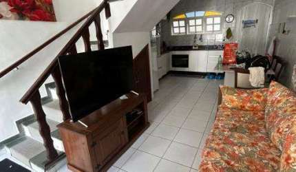 Casa em condomínio fechado com 2 quartos à venda no Prainha, Caraguatatuba  por R$ 590.000