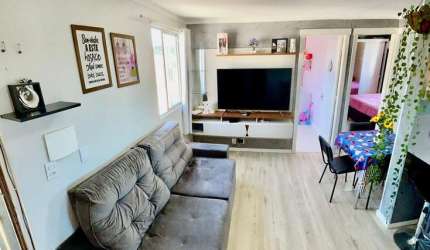 Apartamento mobiliado com ar condicionado