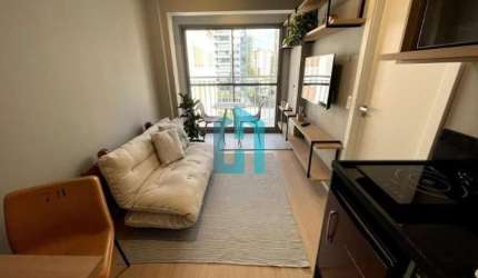 Apartamento com 1 quarto para alugar na Avenida Santo Amaro, 1342, Vila Nova Conceição, São Paulo por R$ 3.600
