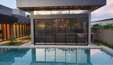 Belíssimo Rancho em Condomínio Terras da Barra com 4 suítes e 3 vagas de garagem !