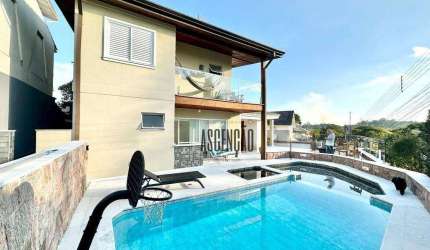 Casa com 4 dormitórios à venda, 365 m² por R$ 3.495.000,00 - Arujázinho IV - Arujá/SP