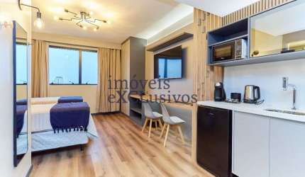 Apartamento com 1 quarto para alugar na Avenida Silva Jardim, 2424, Batel, Curitiba por R$ 3.300