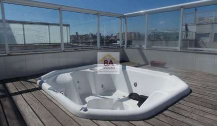 Cobertura lindíssima 122m² - Chácara Califórnia