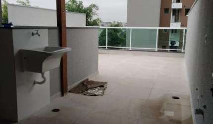 Cobertura para Venda em Santo André, Campestre, 2 dormitórios, 1 banheiro, 2 vagas
