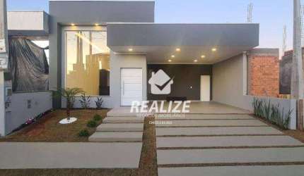 Casa com 3 dormitórios para alugar, 202 m² por R$ 5.890,00/mês - Reserva Central Parque - Botucatu/SP