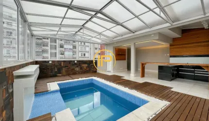 Batel Point - Cobertura Batel/Água Verde, com 3 quartos, 1 suíte com closet, 3 vagas, 194 m²