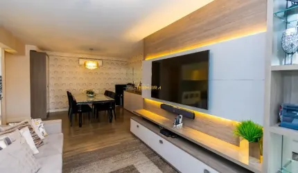 Ed Younique - 120m² Apto 3 quartos 2 vagas Semi mobiliado no Água Verde