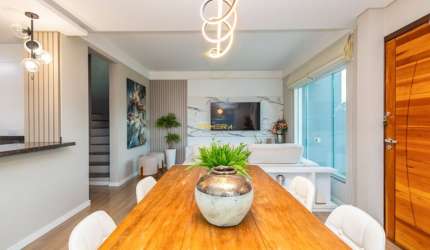Resid. Quadra - Sobrado 3 dormitórios (1suíte), e 3 vagas no Atuba.