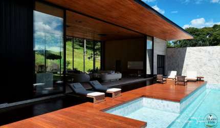 Casa mobiliada à venda no Aldeia do Vale com 4 suítes, vista espetacular e lazer completo