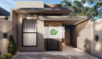 Casa com 2 dormitórios à venda, 77 m² por R$ 380.000,00 - Balneário dos Golfinhos - Caraguatatuba/SP