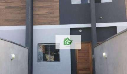 Sobrado com 2 dormitórios à venda, 70 m² por R$ 360.000,00 - Jardim Tarumãs - Caraguatatuba/SP