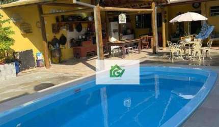 Casa com 1 dormitório, 318 m² - venda por R$ 850.000 ou aluguel por R$ 5.000/mês - Barequeçaba - São Sebastião/SP