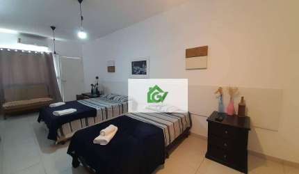 Kitnet com 1 dormitório para alugar, 33 m² por R$ 1.700,00/mês - Centro - Caraguatatuba/SP