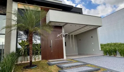 Linda Casa nova com piscina à venda no condomínio Mantova em Indaiatuba SP