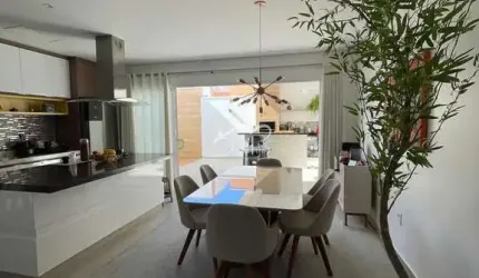 Sobrado moderno conceito aberto a venda em condominio fechado em Indaiatuba
