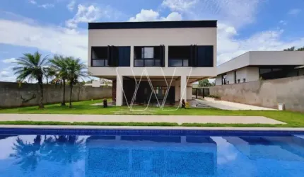 Casa em condomínio fechado com 4 quartos à venda na Avenida Isaura Roque Quércia, km 5, Loteamento Residencial Pedra Alta (Sousas), Campinas, 518 m2 por R$ 5.500.000