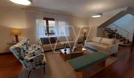 Casa em condomínio fechado com 3 quartos à venda na Rua San Conrado, S/N, Loteamento Caminhos de San Conrado (Sousas), Campinas, 324 m2 por R$ 1.750.000