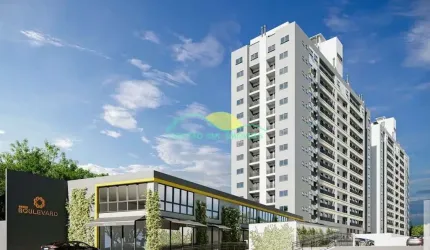 Apartamento de 47,75M²  em Pedra Branca - Palhoça,  Santa Catarina ( Financiável )