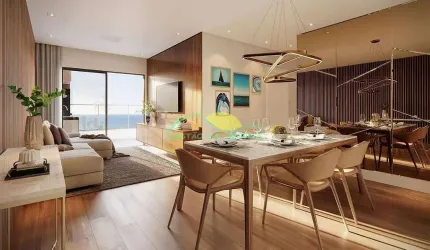 Apartamento 3 Dormitórios, sendo 1 suíte com Vista Mar à venda, em Tabuleiro Barra Velha, Santa Cat