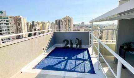 Cobertura com 170 m², 3 dormitórios, 3 vagas de garagem, à venda por R$ 2.070.000 - Santana - São Paulo/SP