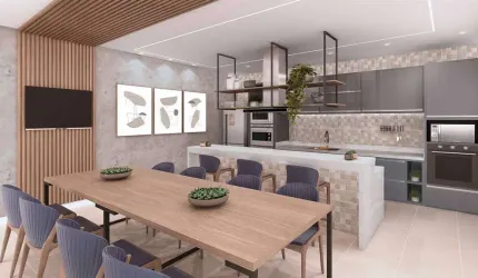 Apto de 3 Dorm c/1 suite, SACADA GOURMET, LAZER COMPLETO, 2 VAGAS. 115 M? de area util. Bairro; Ocian.