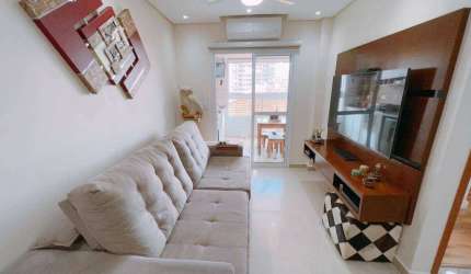 Apto de 2 Dorm c/ 2 suítes, sacada gourmet, 2 vagas, 84,00 m² de área útil. Bairro: FORTE.