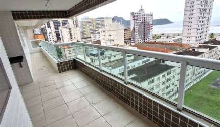 Apto de 3 Dorm c/ 2 SUÍTES, 2 VAGAS, VISTA MAR, 117  m² de área útil. Bairro: BOQUEIRÃO.