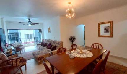 Apto de 3 Dorm c/ 3 suítes, SACADA, 1 vaga demarcada, Prédio Frente Mar, 118,65 m² de área útil. Bairro: TUPI.