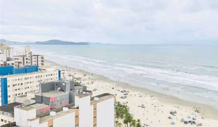 Apto 2 Dorms c/ Suíte, 79,48 m² de área útil, VISTA MAR, LAZER COMPLETO.Bairro: Mirim.