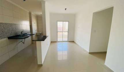 Apto 2 Dorms c/ Suíte, 62,70 m² de área útil. VISTA MAR. Bairro: Vila Mirim.