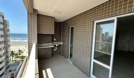 Apto de 2 Dorm c/ 1 SUÍTE, VISTA MAR, 66,53 m² de área útil. BAIRRO: JARDIM REAL.