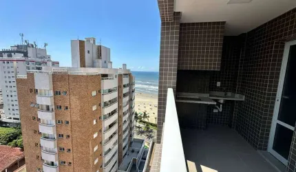 Apto de 2 Dorm c/ 1 SUÍTE, SACADA, VISTA MAR, 66,53 m² de área útil. BAIRRO: JARDIM REAL.