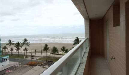 Apto de 2 Dorm c/ 1 SUÍTE, VISTA MAR, 82,32 m² de área útil. BAIRRO: JARDIM REAL.