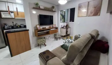 Apartamento com 2 dormitórios à venda, 56 m² por R$ 335.000,00 - Jardim dos Pássaros - Guarujá/SP