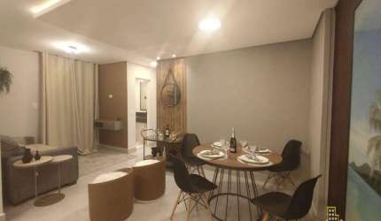 Apartamento semi mobiliado com 2 dormitórios à venda, 56 m² por R$ 340.000,00 - Jardim dos Pássaros - Guarujá/SP