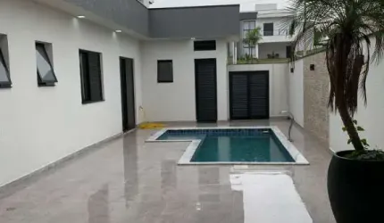 Casa Térrea em Indaiatuba, Condomínio Piemonte com 3 suítes - 200 m²