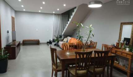 Casa Sobrado em Indaiatuba, Condomínio Jardins di Roma com 3 quartos - 211 m²