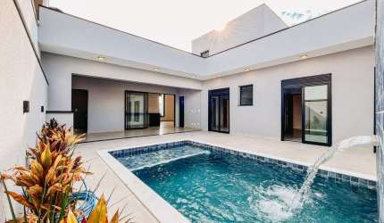 Casa Térrea em Indaiatuba, Condomínio Laguna com 3 suítes - 193 m²