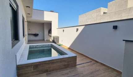 Casa Térrea em Indaiatuba, Condomínio Gran Reserve  177 m²
